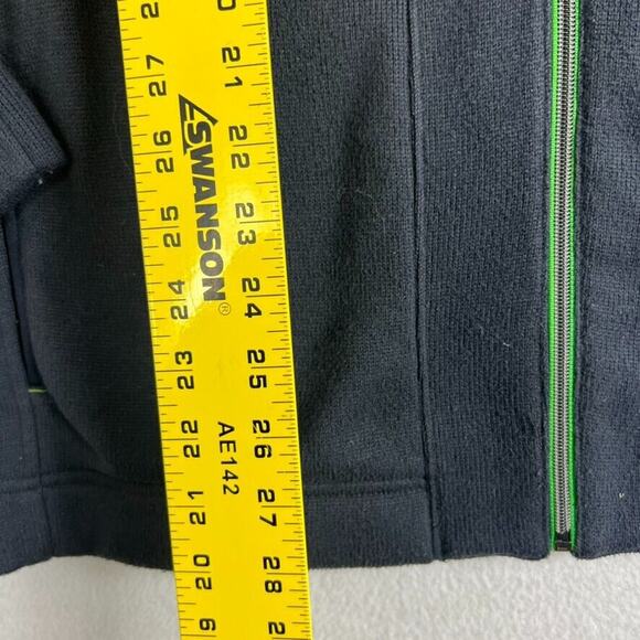 Tommy Bahama Knit Sweater Mens Large Blue Football Seattle Seahawks Mens Zip - Picture 3 of 11